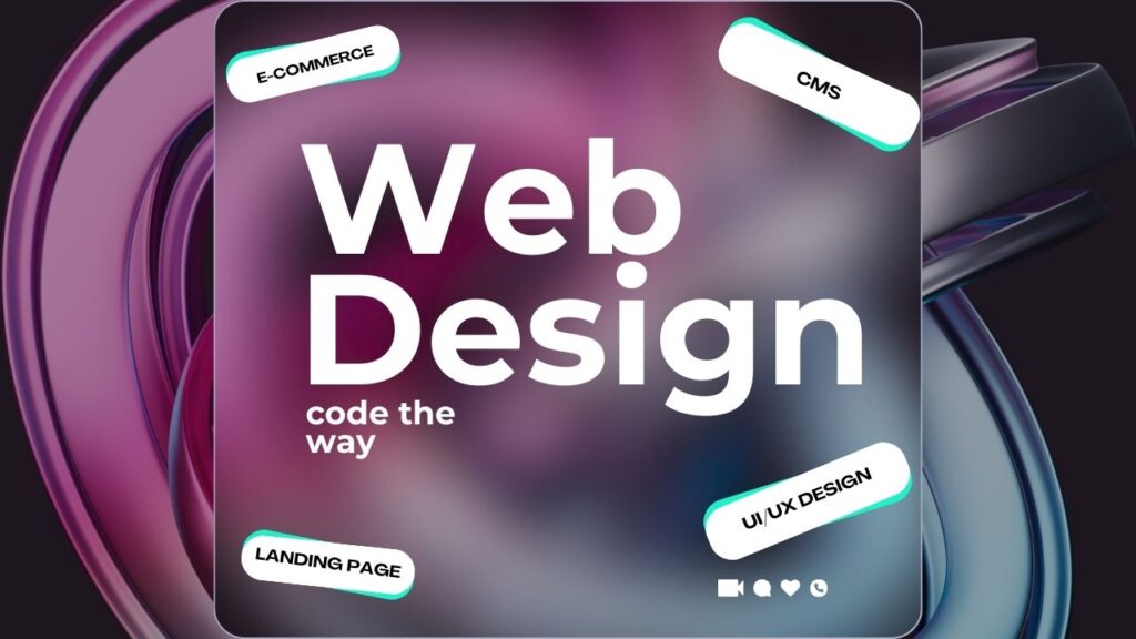 A infographic on Sleek web design code featuring minimalist elements and contemporary typography